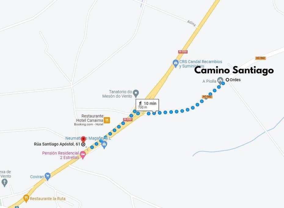 Apartamentos Camino Ingles Ordes Zewnętrze zdjęcie